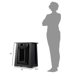 Costway Portable Electric Space Heater 1500W 12H Timer Caster Remote Control Room Office -Costway GUEST 3bb62408 bc3f 4b10 bf3b 84db4491f10d