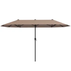 Costway 13 FT Large Patio Umbrella Outdoor Double-Sided Table Market Umbrella For Garden Beige/Brown/Gray/Navy/Orange/Wine -Costway GUEST 3cabd119 1564 473a 9b2a d62ca18ff696