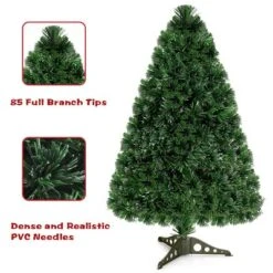 Costway 3Ft Pre-Lit Fiber Optic PVC Christmas Tree Tabletop Plastic -Costway GUEST 3d030dc0 505b 4624 97d0 9c78d5acb6f7