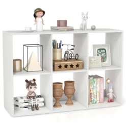 Costway 4/6/8/9-Cube Open Bookshelf With Anti-tip Kits Home Modern Style Storage Shelf For Study -Costway GUEST 3dc665aa b3e3 4392 81cc 2b6abf3f3f14