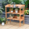 Costway Garden Wooden Potting Bench Work Station Table Tool Storage Shelf W/Hook 2 Costway Garden Wooden Potting Bench Work Station Table Tool Storage Shelf W/Hook -Costway GUEST 3f16fa57 ae08 4315 9aa6 5ea95b572e4e