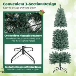 Costway 4.5/6.5/7.5/9 FT Artificial Xmas Tree With 256/556/724/1168 Branch Tips 100/200/250/500 LED Lights 9 Lighting Modes -Costway GUEST 3f6747df f1de 4214 a09c cd3b14fd7279