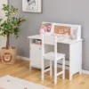 Costway Kids Desk And Chair Set Study Writing Workstation With Bookshelf & Bulletin Board -Costway GUEST 3f883824 6797 4f86 8a48 5350dbb80d8b