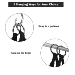 Costway Hanging Hammock Chair Cotton Rope Macrame Swing Indoor Outdoor GrayBlackTurquoise -Costway GUEST 4262e42c d7f8 4d76 8505 f9272c090c0e