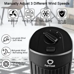 Fantask 35W 28''Oscillating Tower Fan 3 Wind Speed Quiet Bladeless Cooling Room -Costway GUEST 43c2006c 4ead 493a b0c6 f2086b5d689e