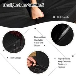 Costway 9 PCS Patio Furniture Set With 32" Fire Pit Table 50,000 BTU Square Propane Fire Pit Black/Grey/Navy/Red/Turquoise/White 25 Costway 9 PCS Patio Furniture Set With 32" Fire Pit Table 50,000 BTU Square Propane Fire Pit Black/Grey/Navy/Red/Turquoise/White -Costway GUEST 442b21e2 65a6 4c61 81e0 5d05cc1c8b3f