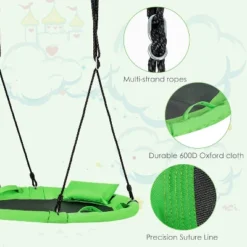 Costway 660 Lbs Saucer Tree Swing 40 Inch Kids Toddler Swing Set With Adjustable Ropes 16 Costway 660 Lbs Saucer Tree Swing 40 Inch Kids Toddler Swing Set With Adjustable Ropes -Costway GUEST 45940018 1ac1 45a2 84c6 18c2f9b809d8