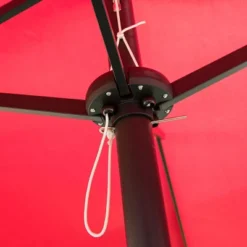 Costway 15' Market Outdoor Umbrella Double-Sided Twin Patio Umbrella With Crank Wine -Costway GUEST 45b2c8cd 26c8 42cb a5e7 850e8f31c1c5