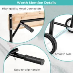 Costway Outboard Boat Motor Stand Heavy Duty Engine Carrier Cart Dolly With 4 Smooth Wheels -Costway GUEST 4800fb00 0a32 49f2 a981 6a2a5862baf2