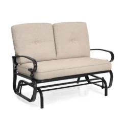 Costway 2-Person Outdoor Swing Glider Chair Bench Loveseat Cushioned Sofa -Costway GUEST 48ae4428 d3b1 4a8b b933 131bba850d94 1