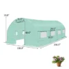 Costway 10'X6.5'X20' Walk-in Greenhouse Backyard Grow Tents Steel Frame 8 Windows -Costway GUEST 48da1061 a2fd 45eb b49a 067686462188