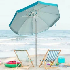 Costway 6.5 FT Patio Beach Umbrella Sun Shade Tilt Aluminum Sports Portable Carry Bag Multicolor/Blue/Turquoise/Beige 17 Costway 6.5 FT Patio Beach Umbrella Sun Shade Tilt Aluminum Sports Portable Carry Bag Multicolor/Blue/Turquoise/Beige -Costway GUEST 4a131c89 2a7a 49ee bdb3 061dbb7ba088