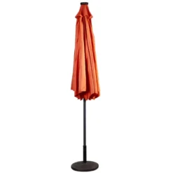 Costway 10FT Patio Solar Umbrella LED Patio Market Steel Tilt W/Crank Outdoor OrangeBlue New -Costway GUEST 4a9788be 8704 4066 8b1e 4289e8871b93