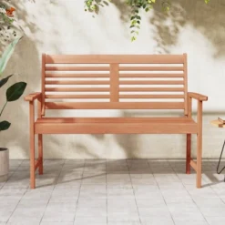 Costway Patio Solid Wood Loveseat With Inclined Backrest & Slatted Seat Teak Painting 15 Costway Patio Solid Wood Loveseat With Inclined Backrest & Slatted Seat Teak Painting -Costway GUEST 4ab5e9a2 f397 4807 b2eb 8a0b244f96e8