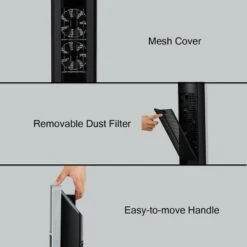 Costway 1500W Portable Oscillating Ceramic Tower Heater W/ Timer Remote Control Room Use -Costway GUEST 4af16dc7 4da1 4c6b b29f 2206b03c24b6