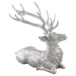 Costway Sitting Reindeer Statue Christmas Decor Statue Aluminum 17.5" X 15" X 17.5" -Costway GUEST 4cffba0e 128b 491d 8621 c0434f2fc652
