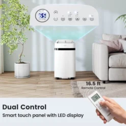 Costway 12000 BTU Portable Air Conditioner With Fan & Dehumidifier Sleep Mode 24H Timer 14 Costway 12000 BTU Portable Air Conditioner With Fan & Dehumidifier Sleep Mode 24H Timer -Costway GUEST 4d2f668c bc5a 4b13 8c9f 9376c63c6e80