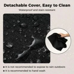 Costway 2/4/6-Pack 24" X 24" Deep Seat Cushion & Back Pillow With Removable Covers Outdoor Brown/Navy/Gray/Black 15 Costway 2/4/6-Pack 24" X 24" Deep Seat Cushion & Back Pillow With Removable Covers Outdoor Brown/Navy/Gray/Black -Costway GUEST 4ea52ab4 640a 44ea b368 6c0ada16b6a3