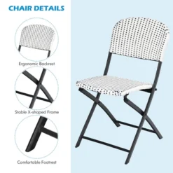 Costway 3PCS Patio Rattan Bistro Set Folding Table Chairs Garden Deck 17 Costway 3PCS Patio Rattan Bistro Set Folding Table Chairs Garden Deck -Costway GUEST 4ee0a726 3695 458f 9187 767fe88b8b27