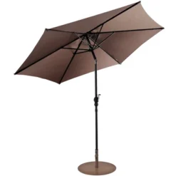 Costway 10ft Patio Umbrella Outdoor W/ 59 LBS Heavy-Duty Round Umbrella Stand -Costway GUEST 51363498 8e2d 4ecf 81b6 ebe195b3dabb