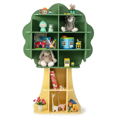 Costway Tree Bookcase Kids 6-Tier Toy Storage Organizer With Open Storage Shelves 12 Costway Tree Bookcase Kids 6-Tier Toy Storage Organizer With Open Storage Shelves - Image 10