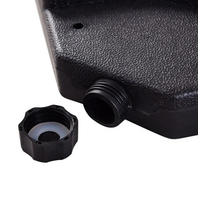 Costway 20'' Patio Offset Umbrella Base Stand Water Filled Base Weights Sand Plate Set 9 Costway 20'' Patio Offset Umbrella Base Stand Water Filled Base Weights Sand Plate Set - Image 7