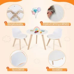 Costway Kids Table & 2 Chairs Set Modern Activity Play Table W/Beech Leg Cushion 16 Costway Kids Table & 2 Chairs Set Modern Activity Play Table W/Beech Leg Cushion -Costway GUEST 52b88848 1c98 48fd 875d a350646ab1c3