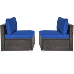 Costway 2PCS Patio Rattan Armless Sofa Sectional Furniture 17 Costway 2PCS Patio Rattan Armless Sofa Sectional Furniture -Costway GUEST 533d0be3 2285 4682 99bd 81556f412c09