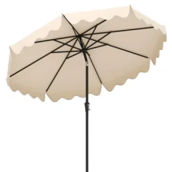 Costway 9 FT Patio Umbrella 2-Tier Market Table Umbrella With Sun-Protective Canopy Beige/Navy/Gray/Brown/Turquoise 22 Costway 9 FT Patio Umbrella 2-Tier Market Table Umbrella With Sun-Protective Canopy Beige/Navy/Gray/Brown/Turquoise -Costway GUEST 5444b216 db38 4cc8 a6af 20a06ba76b7b