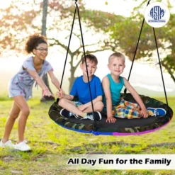 Costway 40'' Flying Saucer Tree Swing For Kids Round Tree Swing For Outdoor 16 Costway 40'' Flying Saucer Tree Swing For Kids Round Tree Swing For Outdoor -Costway GUEST 55712cc2 8d68 403a b1e8 36022fa9193d