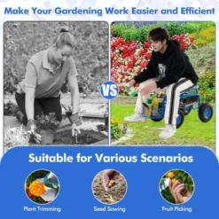 Costway Garden Cart Rolling Work Seat Wagon Scooter For Planting With Extendable Handle Blue/Red/Green 18 Costway Garden Cart Rolling Work Seat Wagon Scooter For Planting With Extendable Handle Blue/Red/Green -Costway GUEST 5602bf69 3160 4ec3 a12e fcd5a831fdab