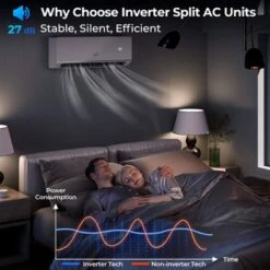 Costway 12000 BTU Mini Split Air Conditioner & Heater With 1 Ton Heat Pump Installation Kit -Costway GUEST 56a083a3 ffd8 4637 8381 86e69d113fd8