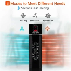 Costway 1500W Portable Oscillating Ceramic Tower Heater W/ Timer Remote Control Room Use -Costway GUEST 575cd5b9 1416 4de1 88c1 4365a9e89426