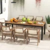 Costway 79" Acacia Wood Patio Table 8-Person Outdoor Dining Table With Umbrella Hole -Costway GUEST 578dff89 10df 4395 9de2 6c0827757015
