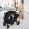 Costway Wagon Stroller For 2 Kids Push Pull Double Stroller With Adjustable Handle -Costway GUEST 587aa8fa 8f10 4eda a766 180d4c3afbc5