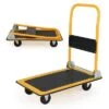 Costway 330lbs Platform Cart Dolly Foldable Moving Warehouse Push Hand Truck Blue/Yellow -Costway GUEST 5b1081ac f92a 4087 bcb0 dbb377b7f11e
