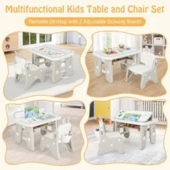 Costway Kids Drawing Table & Chair Set Graffiti Toddlers Art Activity Table & Chair -Costway GUEST 5b7904cf 7f8e 44f9 ac1c a76bbc836ef3