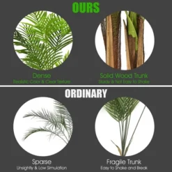 Costway 4.3Ft Artificial Phoenix Palm Tree Plant For Indoor Home Office Store -Costway GUEST 5c6bdc74 bfc7 4a07 bdf3 d20d7595c8d7
