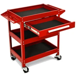 Three Tray Rolling Tool Cart Mechanic Cabinet Storage ToolBox Organizer W/Drawer 16 Three Tray Rolling Tool Cart Mechanic Cabinet Storage ToolBox Organizer W/Drawer -Costway GUEST 5cc1798c 5991 4e86 803e 1b3f9fde2902
