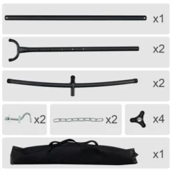 Costway 2-Person Hammock Stand Heavy-Duty Frame Storage Bag Included 450 LBS Capacity -Costway GUEST 5cc372a8 5b3a 435b 8e75 ea6199fcda53