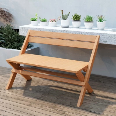 Costway Patio Folding Chair Solid Teak Wood Slatted Seat Natural Portable Outdoor 3 Costway Patio Folding Chair Solid Teak Wood Slatted Seat Natural Portable Outdoor