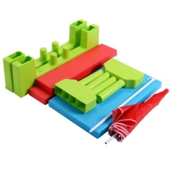 Costway 4 Seat Kids Picnic Table W/Umbrella Garden Yard Folding Children Bench Outdoor -Costway GUEST 5e919f22 6196 4864 a737 810b376f2cf2