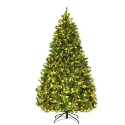 Costway 7Ft/7.5FT/8FT Pre-Lit Christmas Tree Hinged 460/540/600 Lights -Costway GUEST 6038ec90 c497 43d7 8d00 665807fed336
