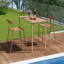 Costway 48" Outdoor Counter Height Table Patio Bar Table Heavy Duty Rectangle Metal Frame 12 Costway 48" Outdoor Counter Height Table Patio Bar Table Heavy Duty Rectangle Metal Frame -Costway GUEST 6169fdeb 05fc 425c 8307 ce9b758abdd3