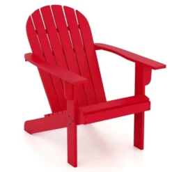 Costway Patio Adirondack Chair With Inclined Seat High Backrest & Wide Armrests White/Blue/Gray/Red -Costway GUEST 63ad8c2a d445 4af2 98fe 230b9c338c7a
