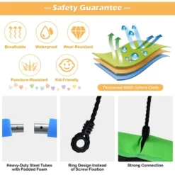 Costway 40'' Flying Saucer Tree Swing For Kids Round Tree Swing For Outdoor 19 Costway 40'' Flying Saucer Tree Swing For Kids Round Tree Swing For Outdoor -Costway GUEST 63cdc75f 3a0b 4c89 88ef 3ab636a6b2f0