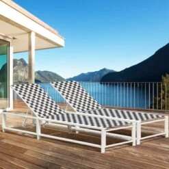 Costway 2PCS Patio Lounge Chair Chaise Adjustable Reclining Chair Garden Wheel 21 Costway 2PCS Patio Lounge Chair Chaise Adjustable Reclining Chair Garden Wheel -Costway GUEST 656804f8 e1d7 4e68 a024 a5d511aefcab