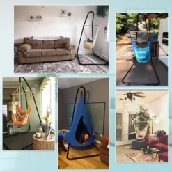 Costway Patio Adjustable 77" To 93" Hammock Chair Stand Hanging Chair Stand 19 Costway Patio Adjustable 77" To 93" Hammock Chair Stand Hanging Chair Stand -Costway GUEST 657d9b60 054d 4cd0 bc8d a6cb3dbb9653