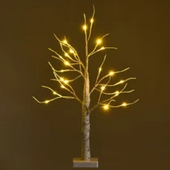 Costway 2ft/ 4ft/ 5ft/ 6ft Pre-lit White Twig Birch Tree For Christmas Holiday W/ LED Lights -Costway GUEST 6748f27a 4fbf 43b4 905b 9d163b2ab5a4