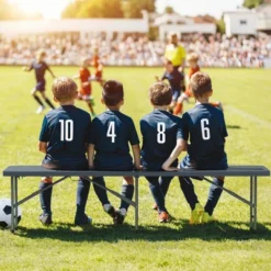 Costway 6 Ft Plastic Folding Bench With 1320 LBS Capacity Handle & Lock For Outdoor Picnic White/Gray 16 Costway 6 Ft Plastic Folding Bench With 1320 LBS Capacity Handle & Lock For Outdoor Picnic White/Gray -Costway GUEST 679cac91 90bb 49ab a532 8f0e2f17984e